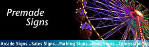 Flash Website Banner: Premade Signs, Skoubo Graphics