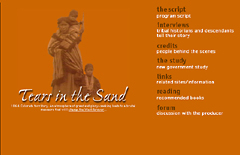 Tears in the Sand: Website